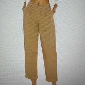 Pistola Khaki pleated trousers, Size 33, NWT